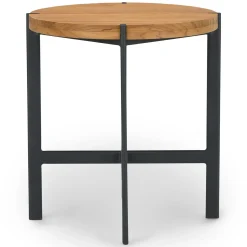 Haskel Outdoor Side Table - Shield Teak
