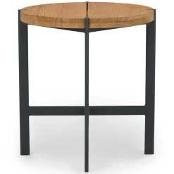 Haskel Outdoor Side Table - Shield Teak