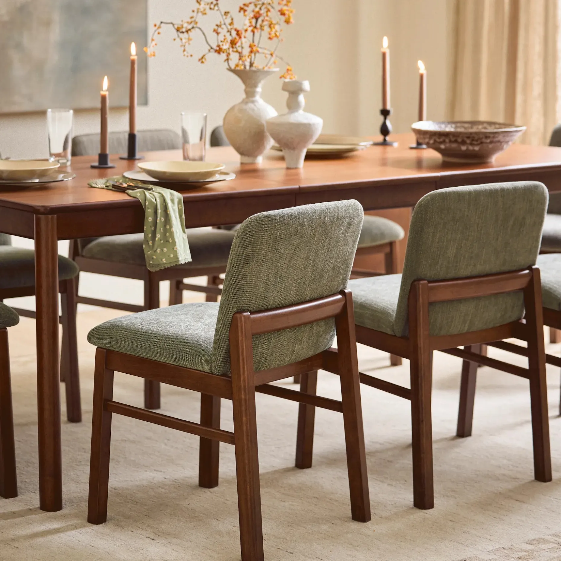 Heidi 62" - 82.75" Extendable Dining Table - Walnut