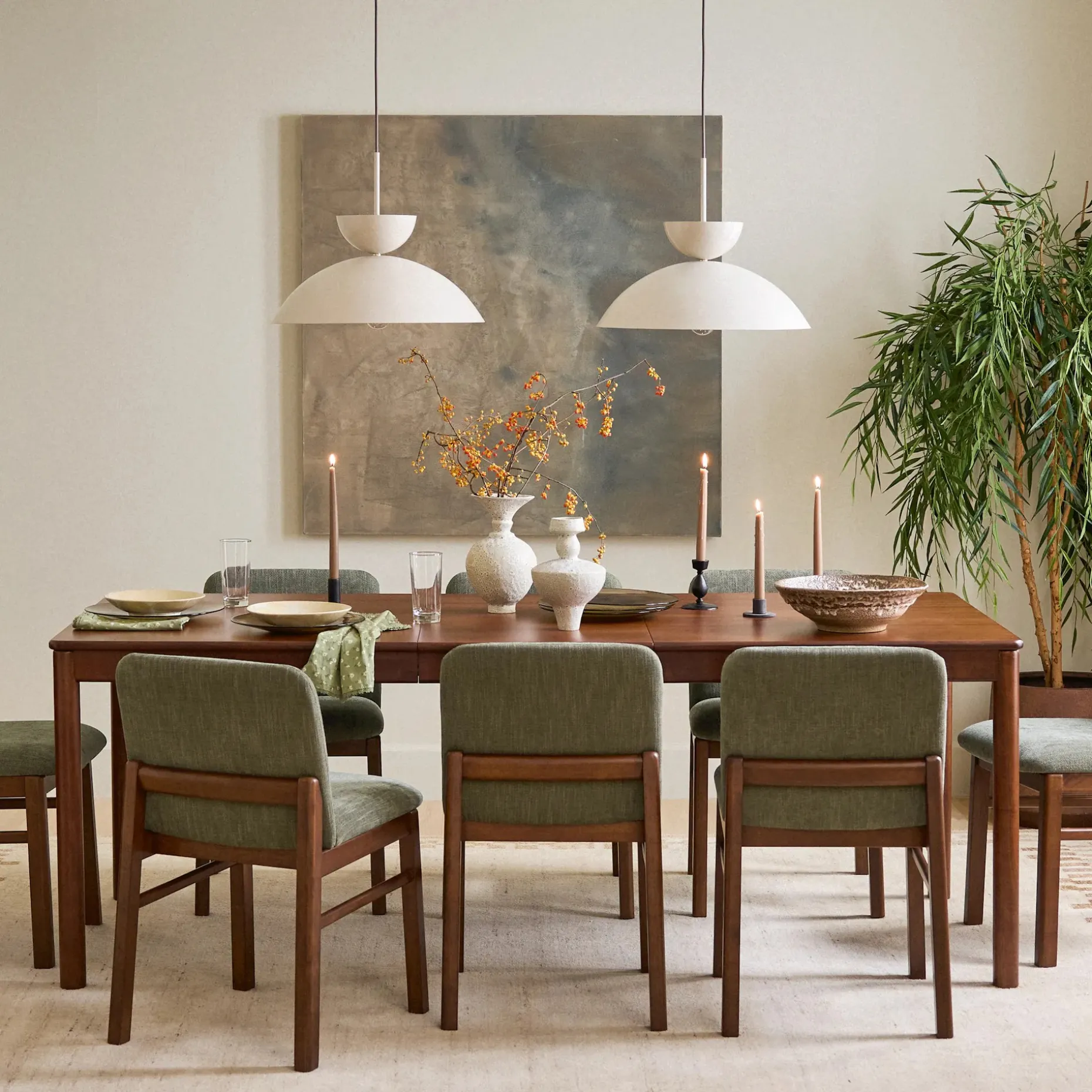 Heidi 62" - 82.75" Extendable Dining Table - Walnut