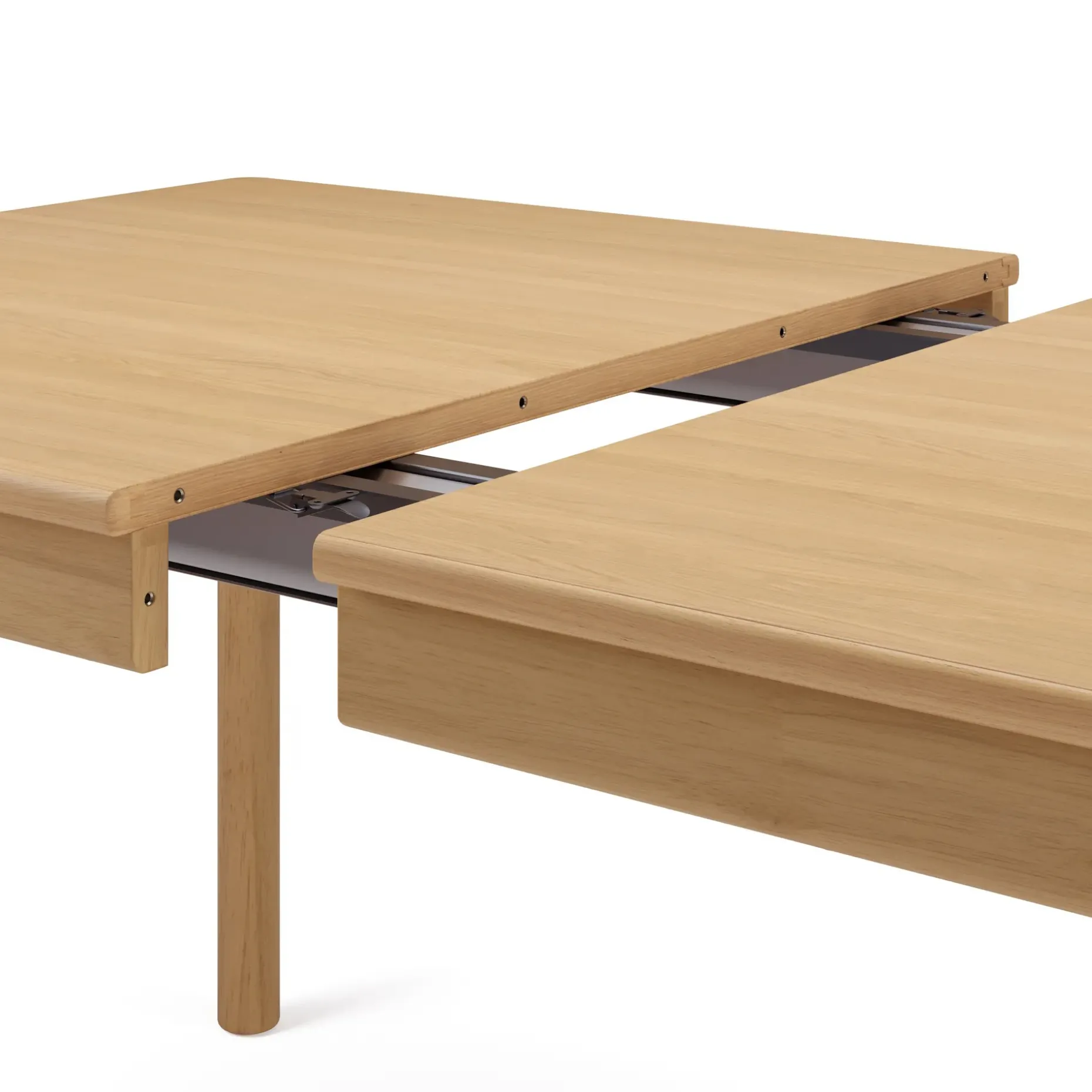 Heidi 62" - 82.75" Extendable Dining Table - White Oak