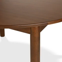 Heidi 48" - 67.75" Extendable Round Dining Table - Walnut