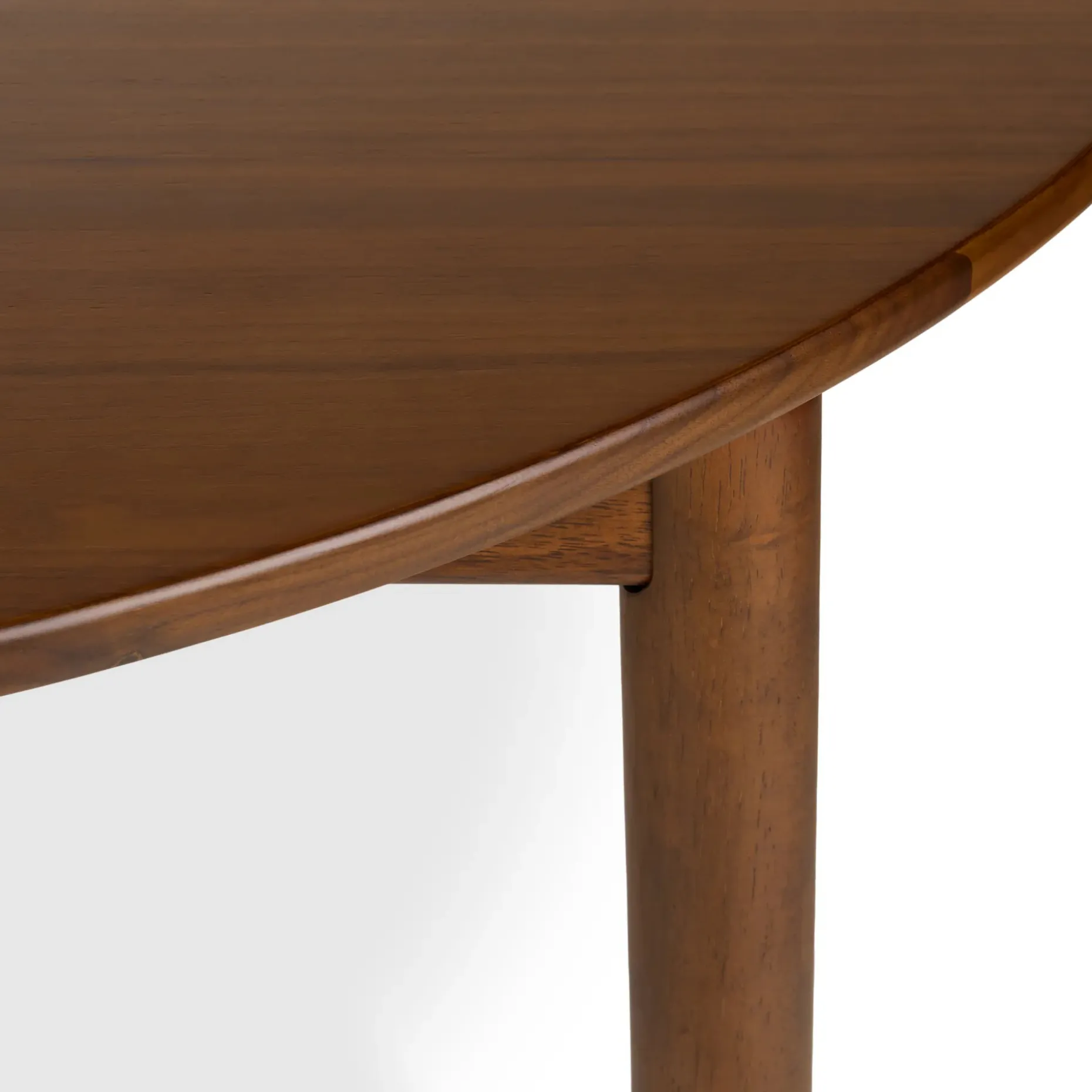 Heidi 48" - 67.75" Extendable Round Dining Table - Walnut