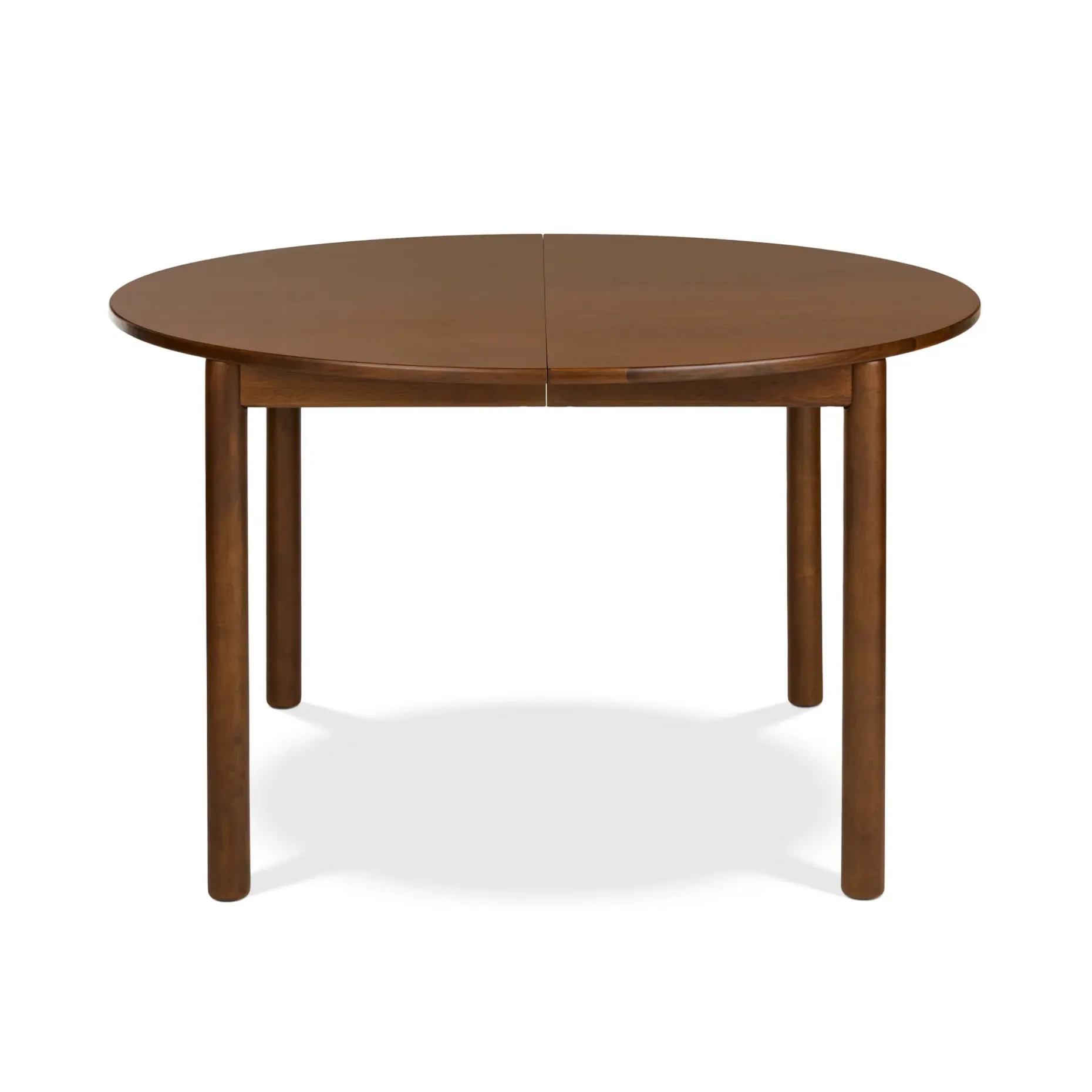 Heidi 48" - 67.75" Extendable Round Dining Table - Walnut