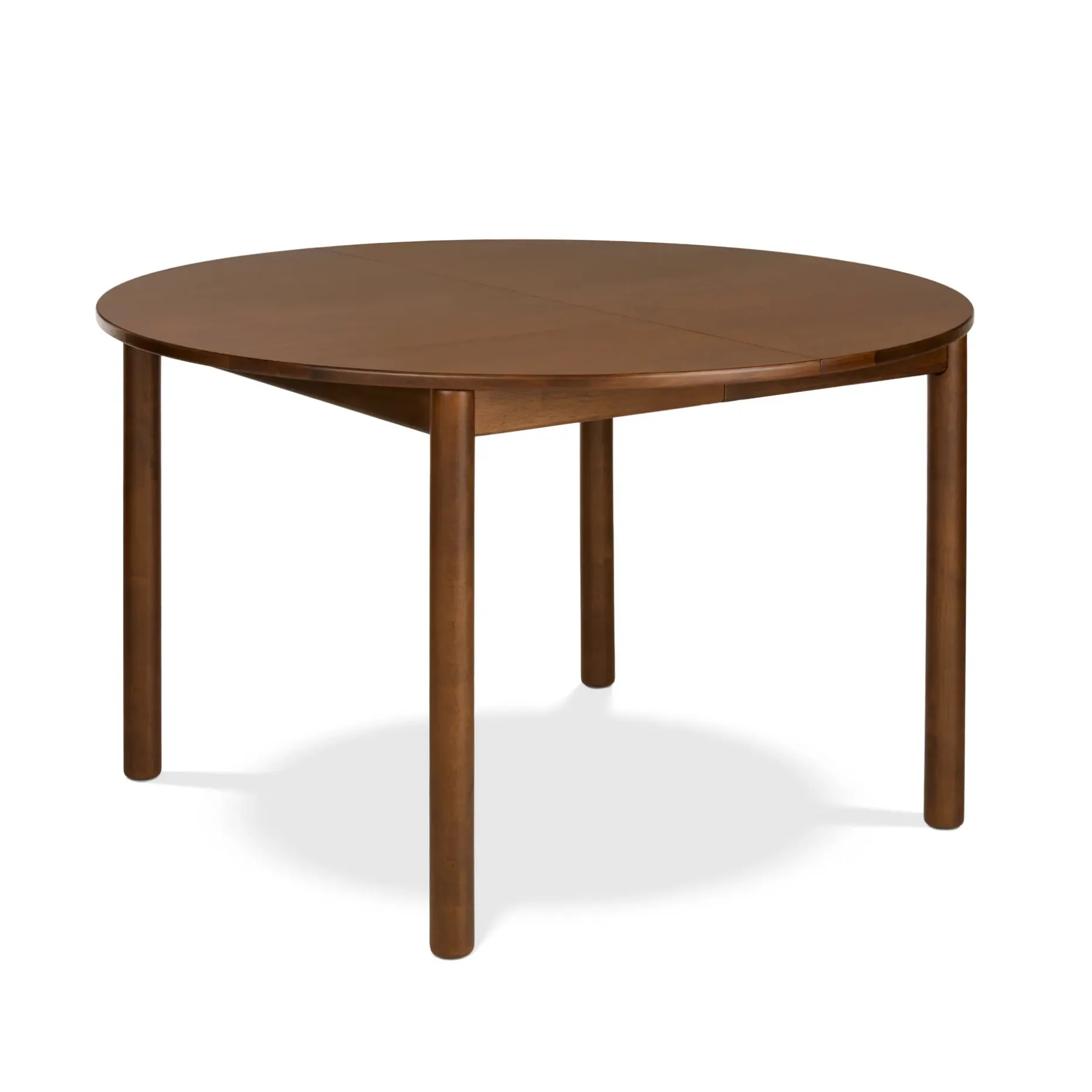 Heidi 48" - 67.75" Extendable Round Dining Table - Walnut