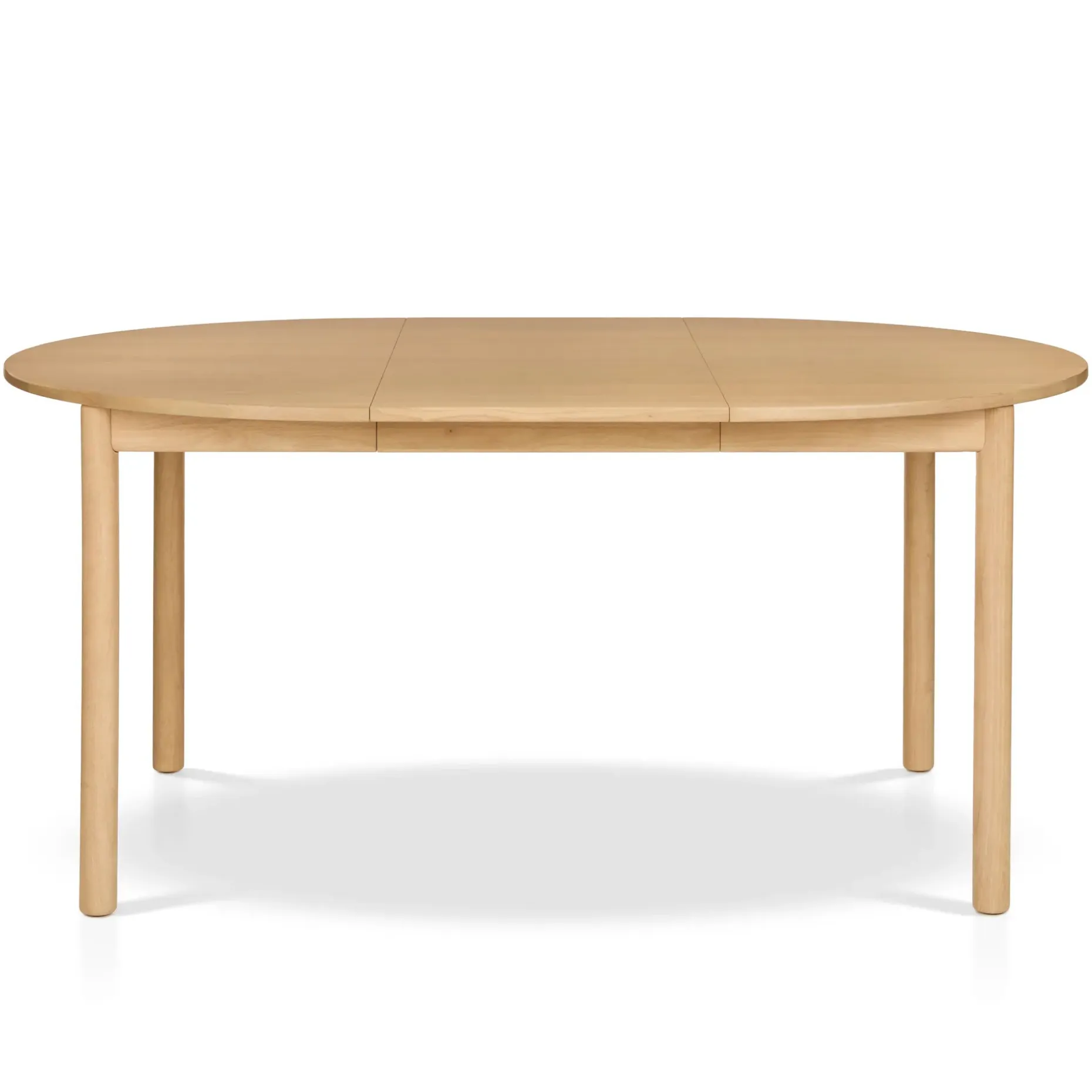 Heidi 48" - 67.75" Extendable Round Dining Table - White Oak
