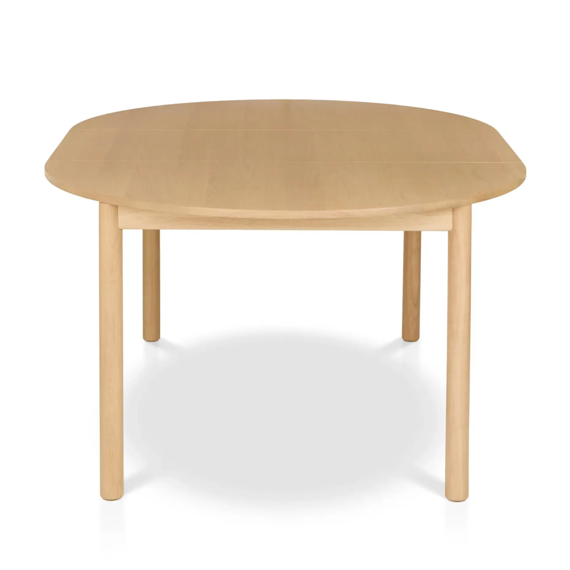 Heidi 48" - 67.75" Extendable Round Dining Table - White Oak