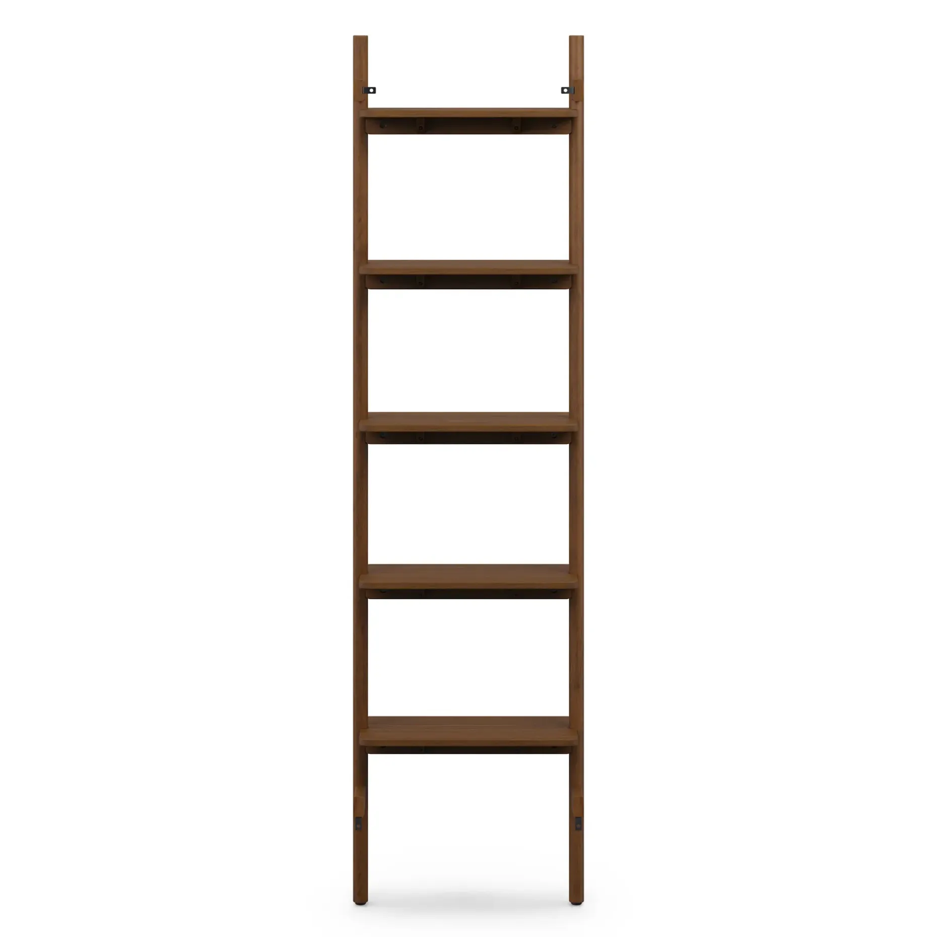 Heidi 21" Modular Shelving Unit, Narrow - Walnut