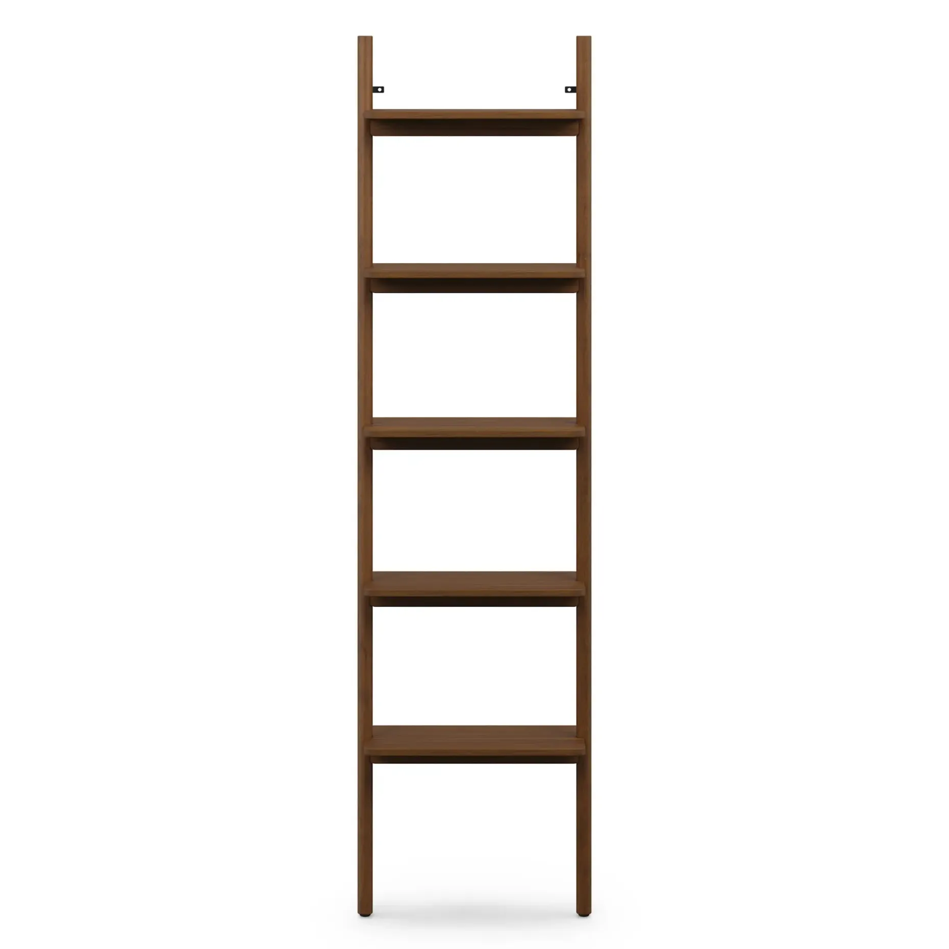 Heidi 21" Modular Shelving Unit, Narrow - Walnut