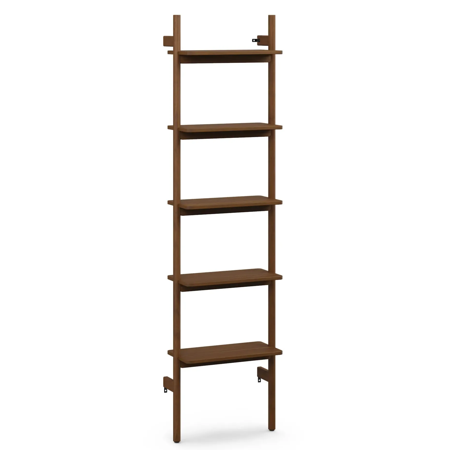 Heidi 21" Modular Shelving Unit, Narrow - Walnut