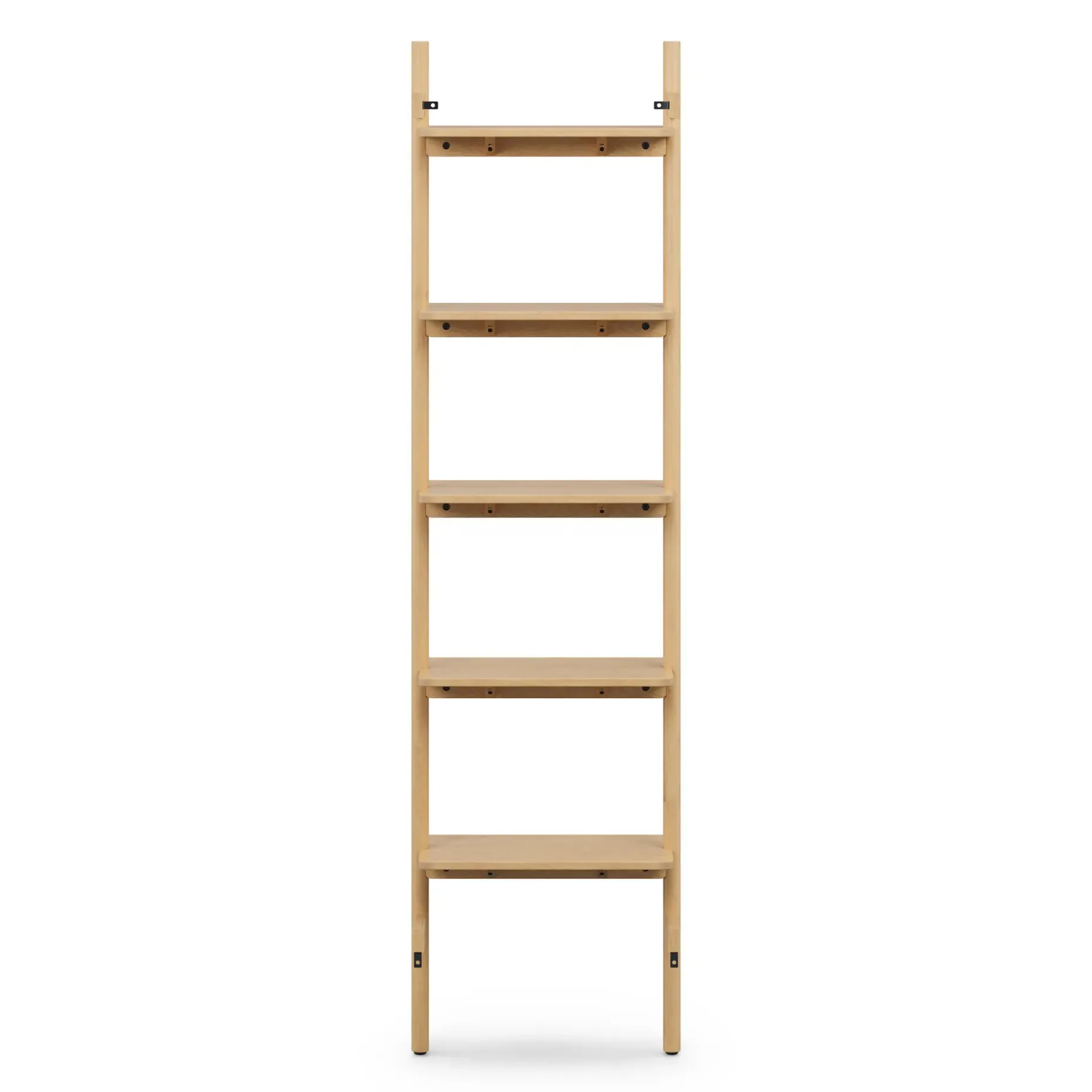 Heidi 21" Modular Shelving Unit, Narrow - White Oak