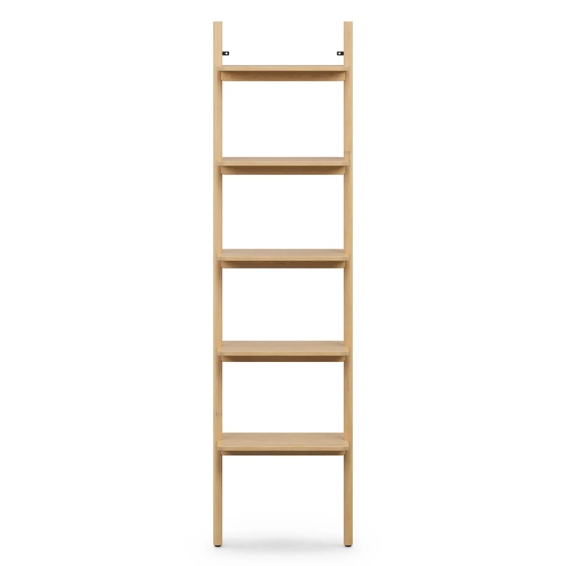 Heidi 21" Modular Shelving Unit, Narrow - White Oak