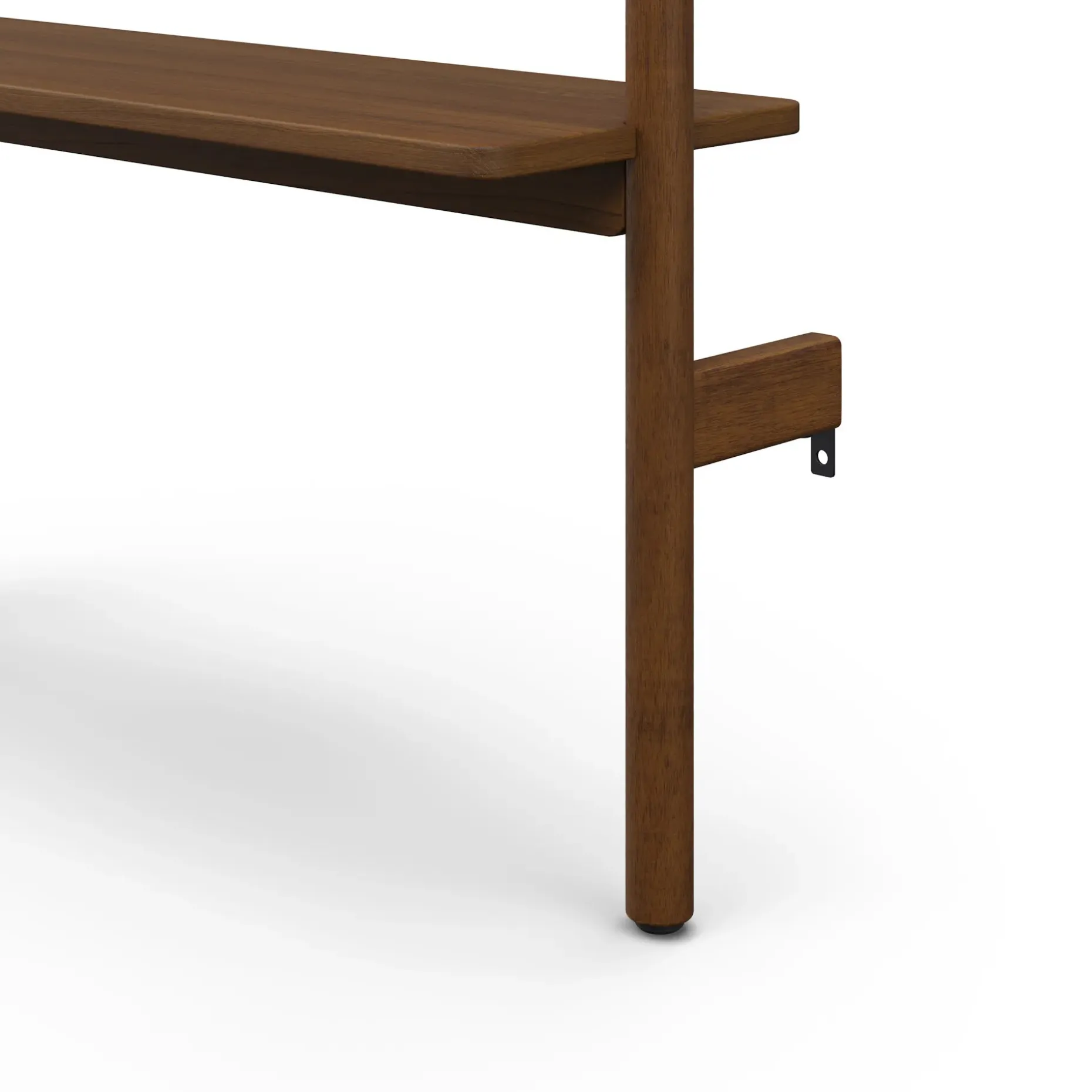 Heidi 33.25" Modular Shelving Unit, Wide - Walnut