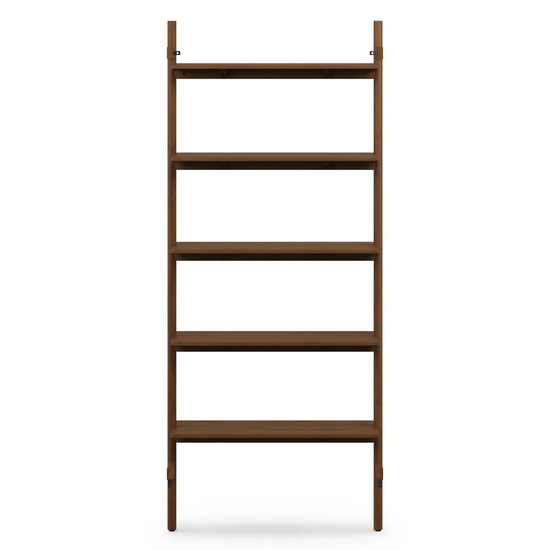 Heidi 33.25" Modular Shelving Unit, Wide - Walnut