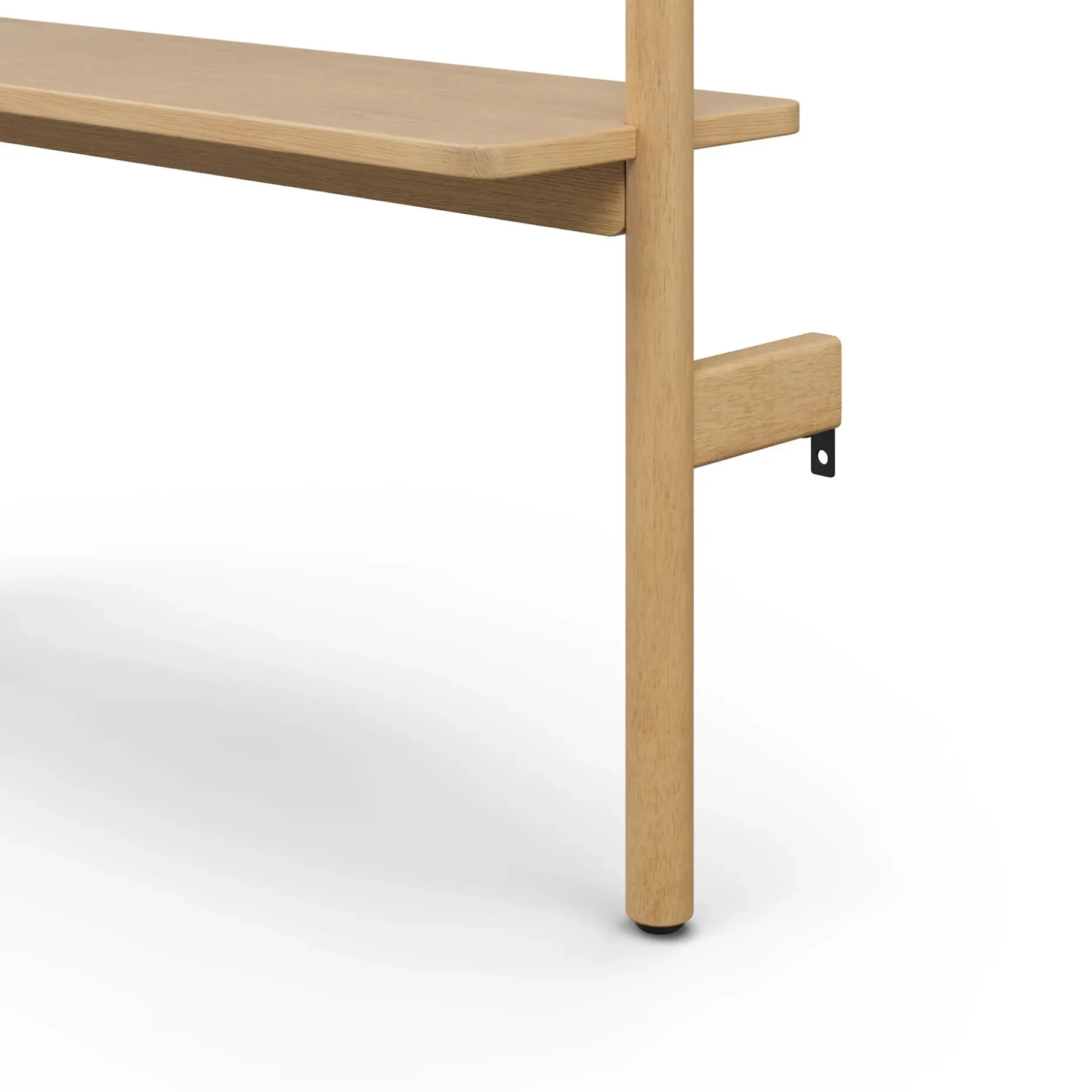 Heidi 33.25" Modular Shelving Unit, Wide - White Oak