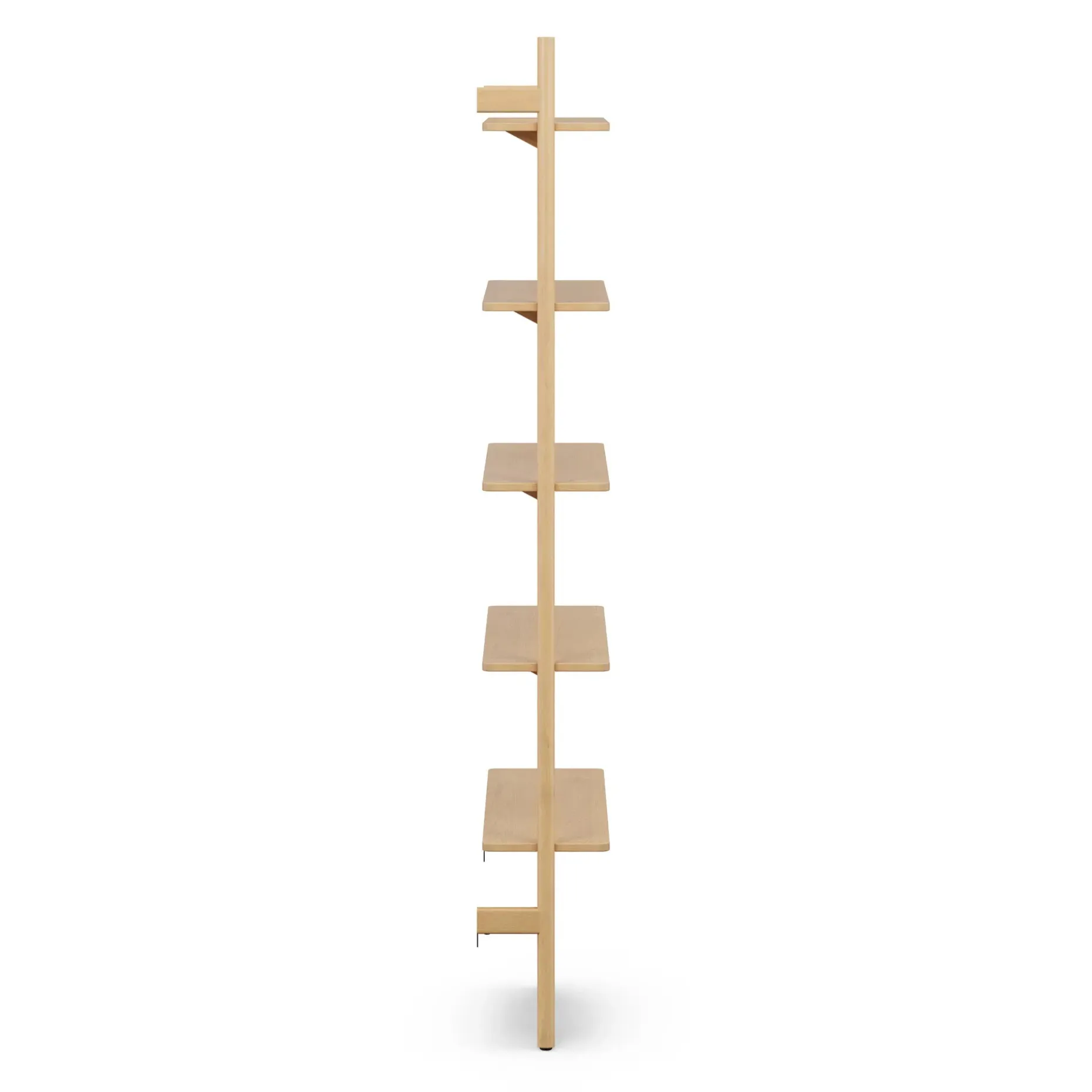 Heidi 33.25" Modular Shelving Unit, Wide - White Oak