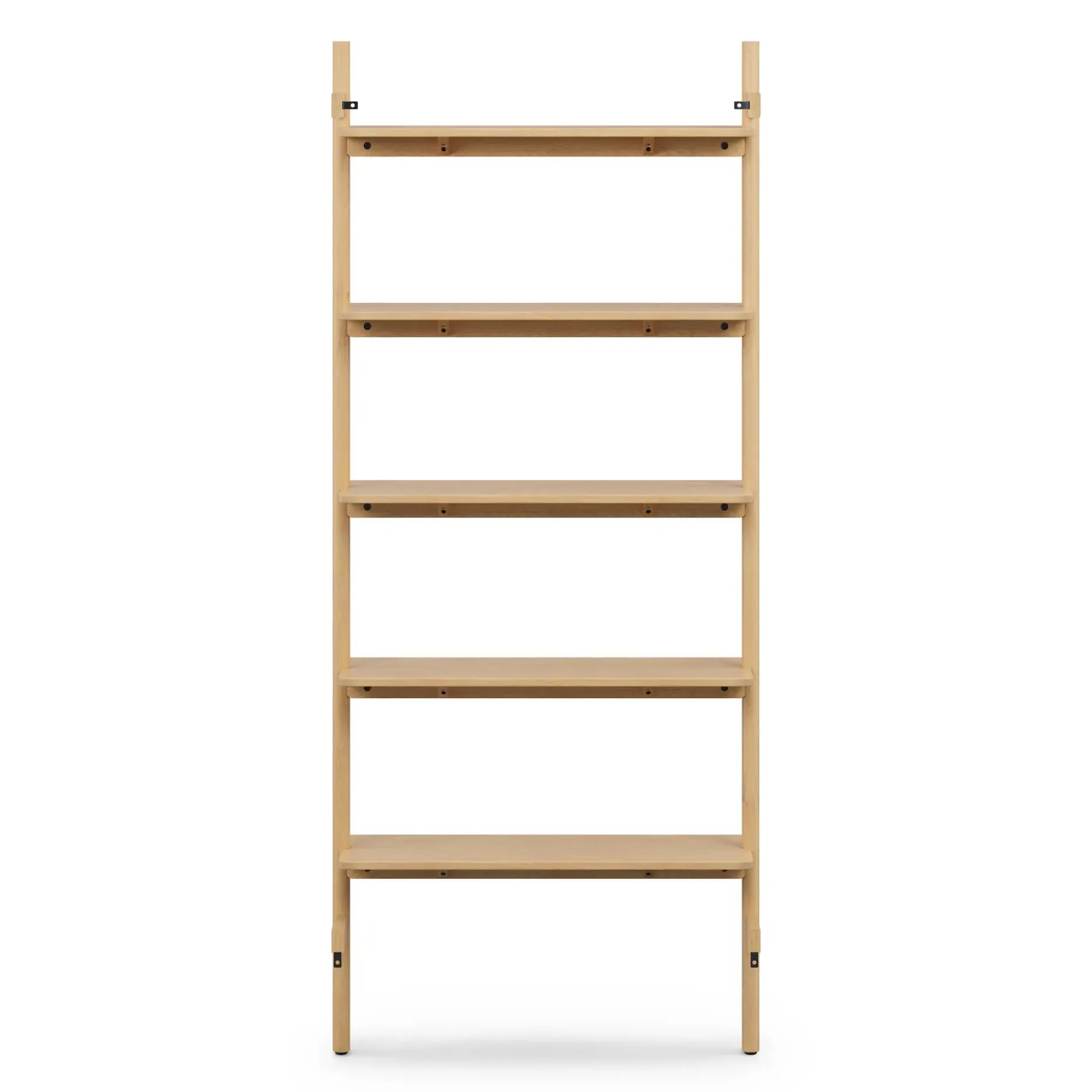 Heidi 33.25" Modular Shelving Unit, Wide - White Oak