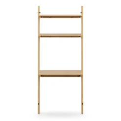 Heidi 33.5" Modular Wall Desk - White Oak