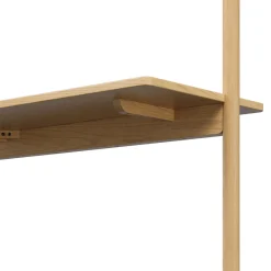 Heidi 33.5" Modular Wall Desk - White Oak