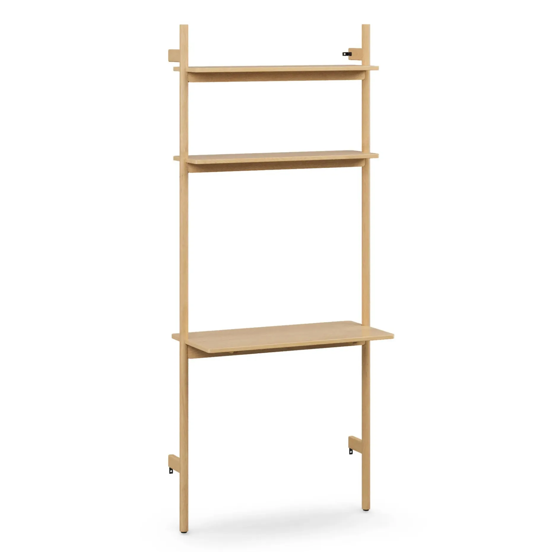 Heidi 33.5" Modular Wall Desk - White Oak