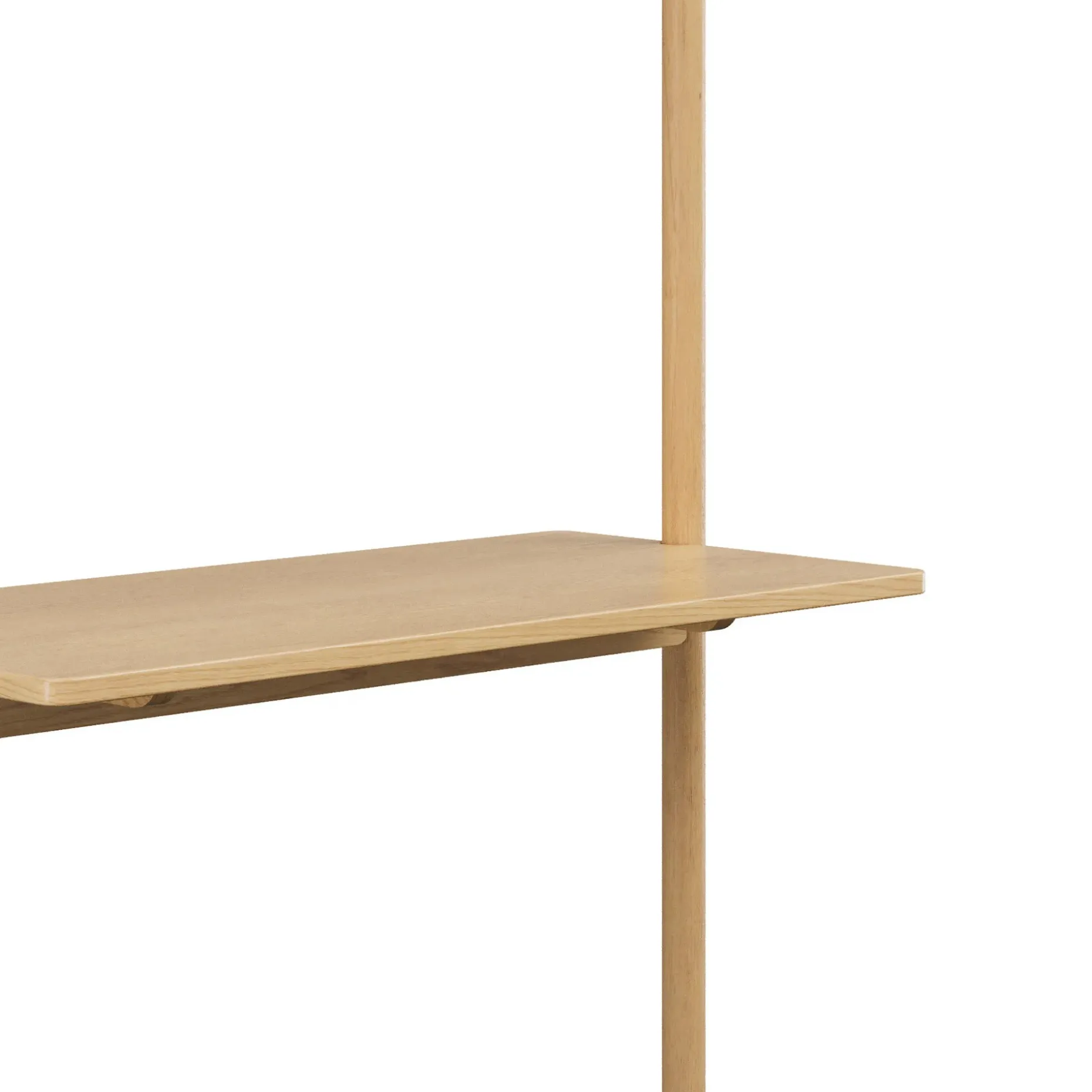 Heidi 33.5" Modular Wall Desk - White Oak