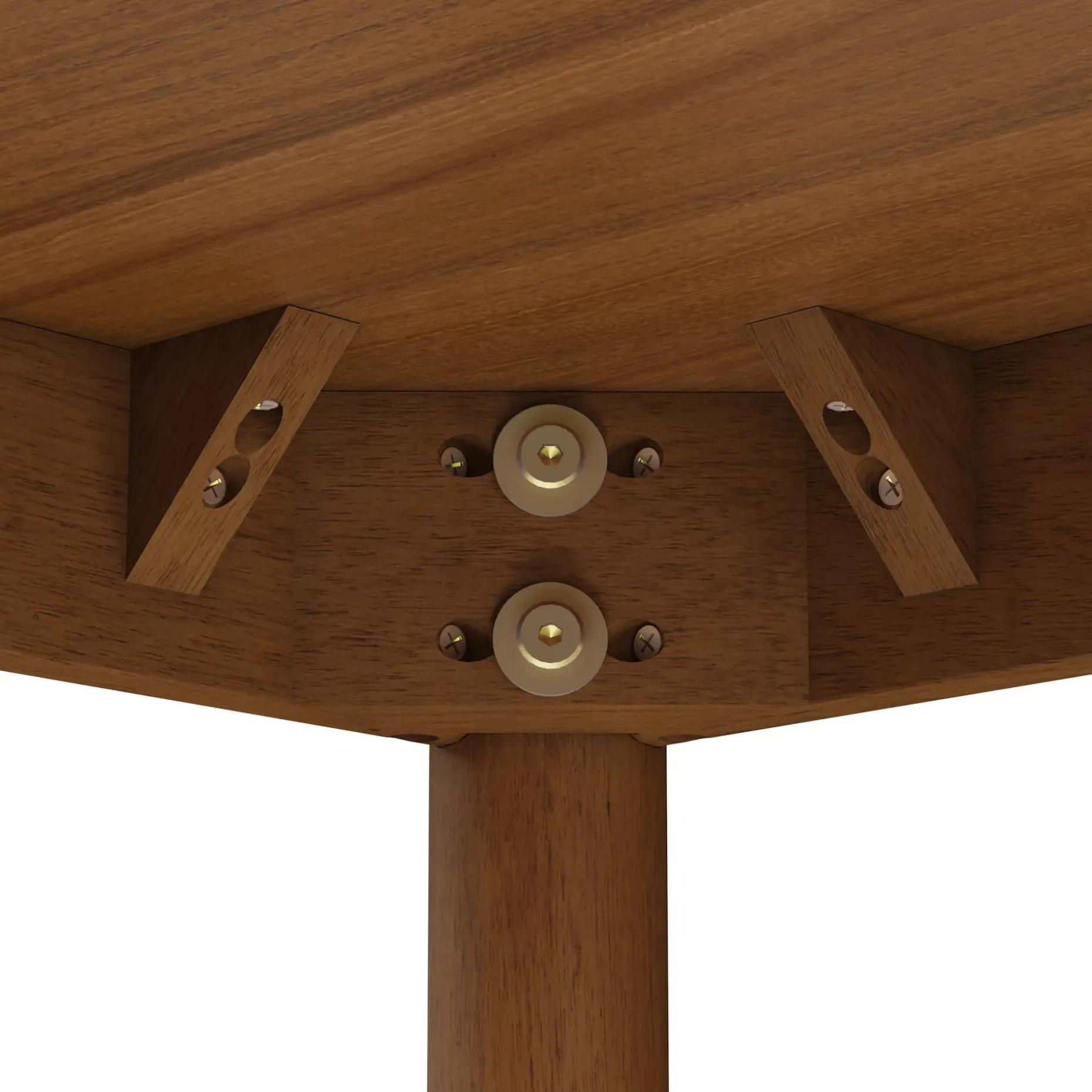 Heidi 42" Round Dining Table - Walnut