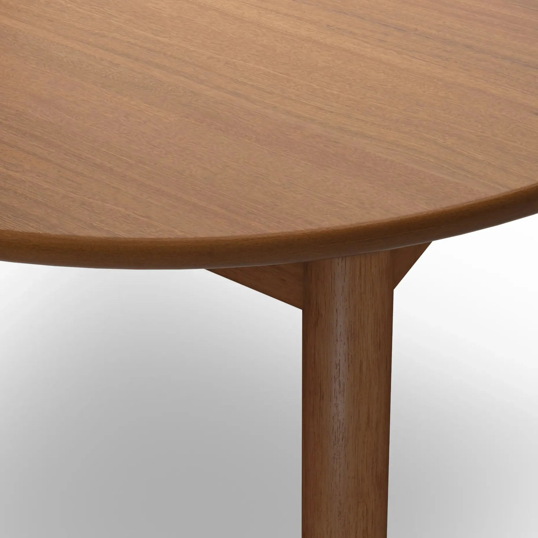 Heidi 42" Round Dining Table - Walnut