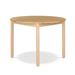 Heidi 42" Round Dining Table - White Oak