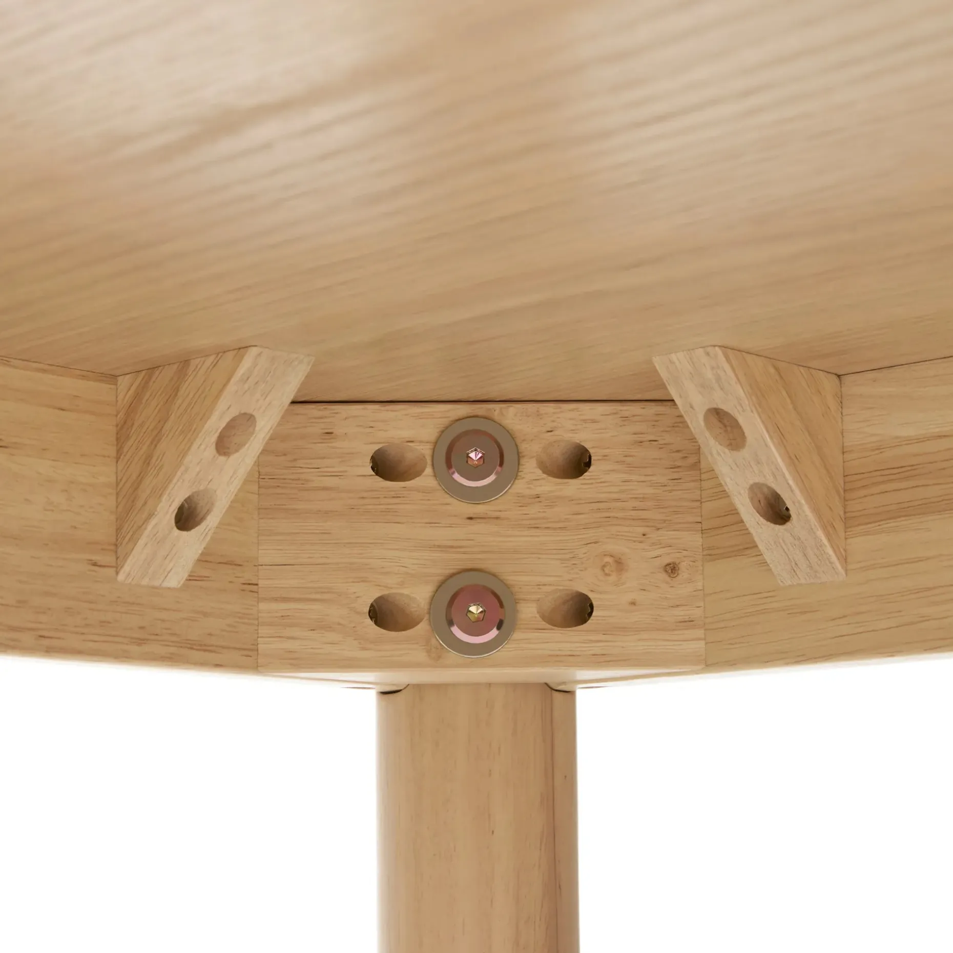 Heidi 42" Round Dining Table - White Oak