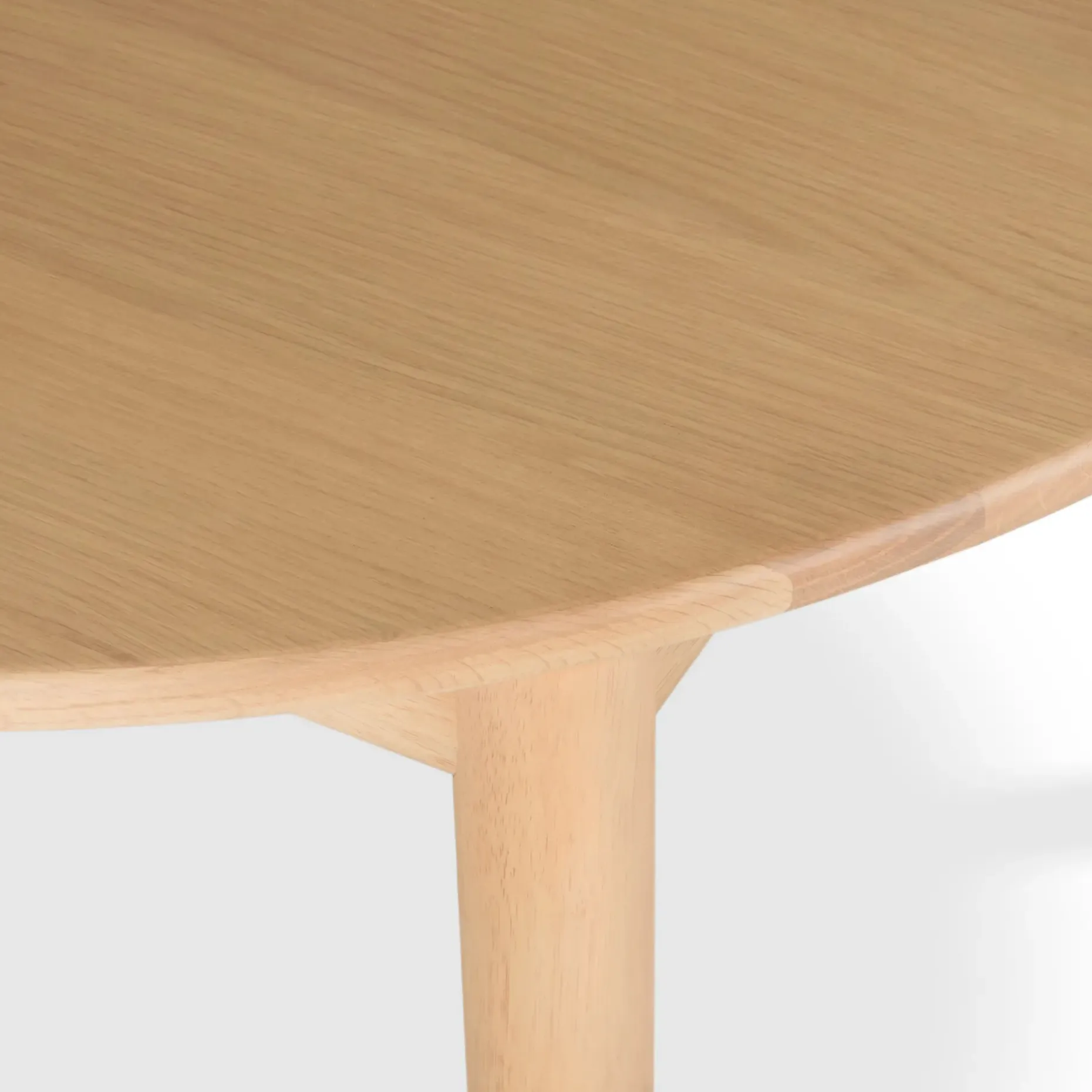 Heidi 42" Round Dining Table - White Oak