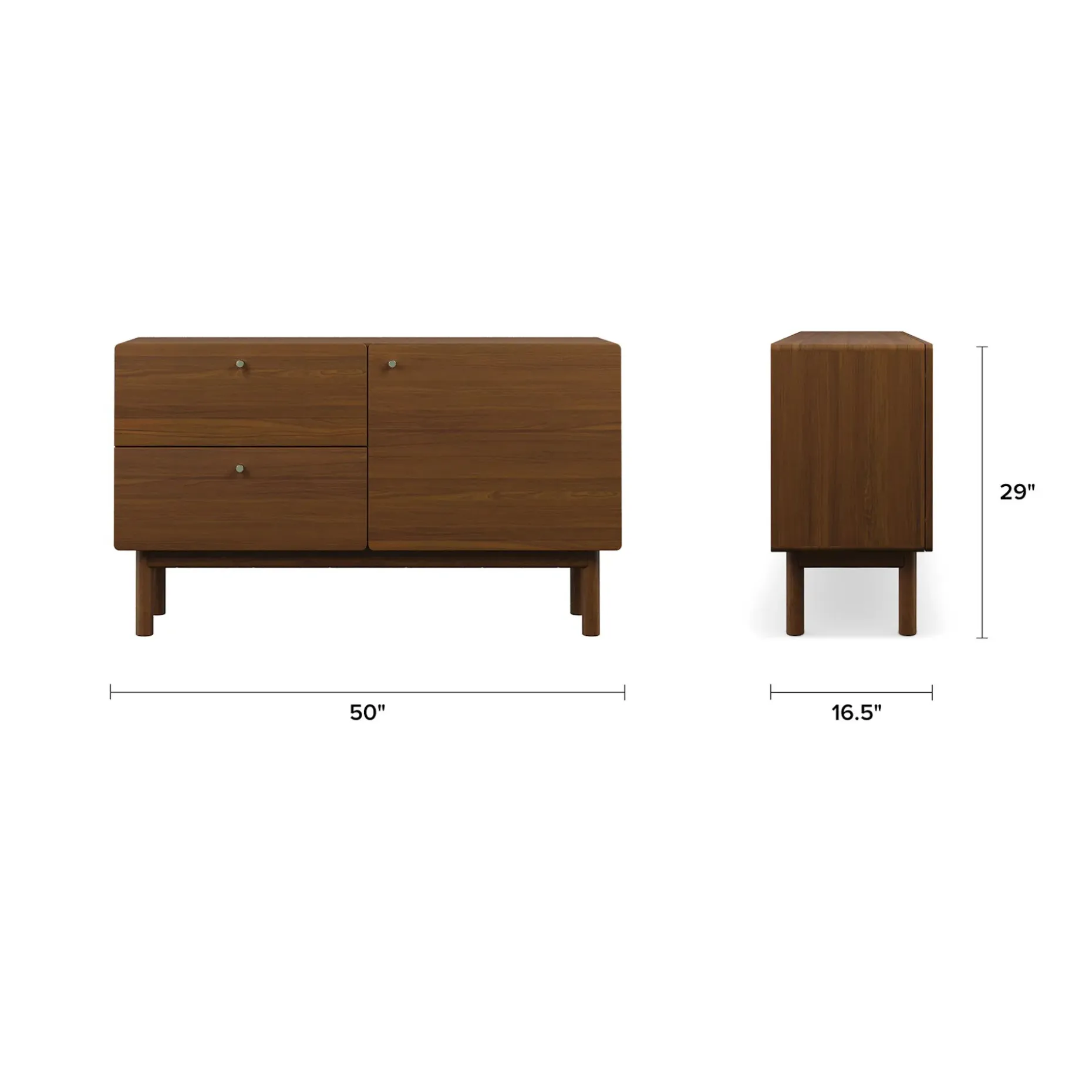 Heidi 50" Sideboard - Walnut