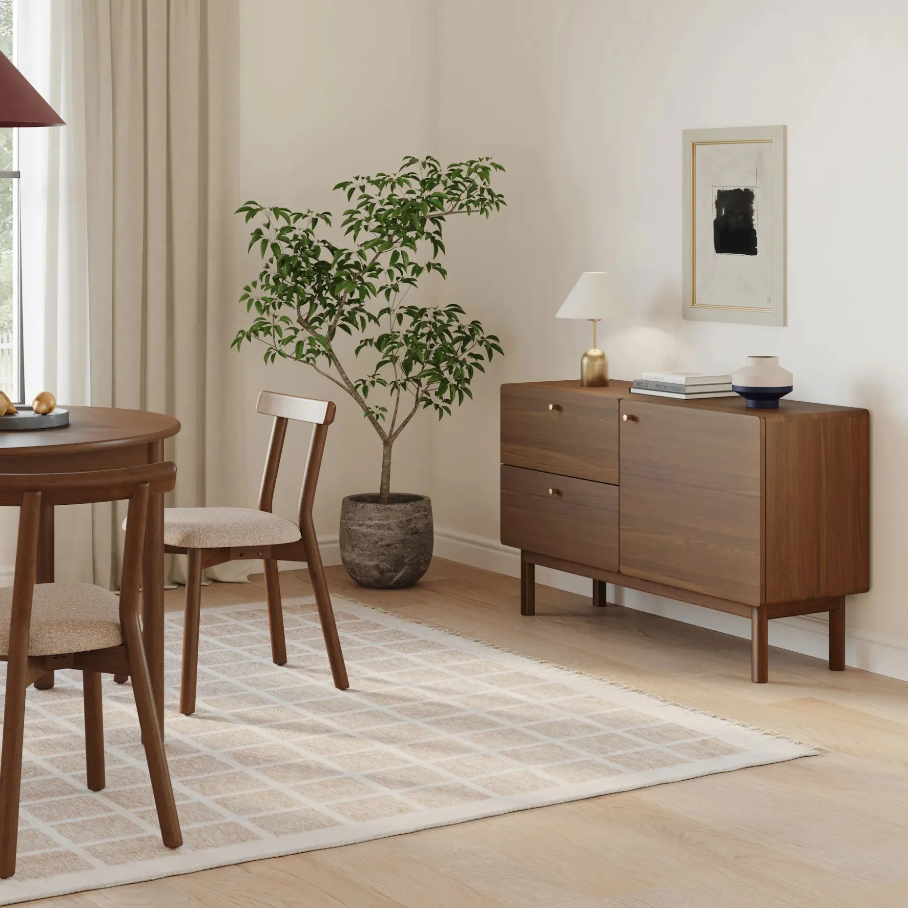Heidi 50" Sideboard - Walnut