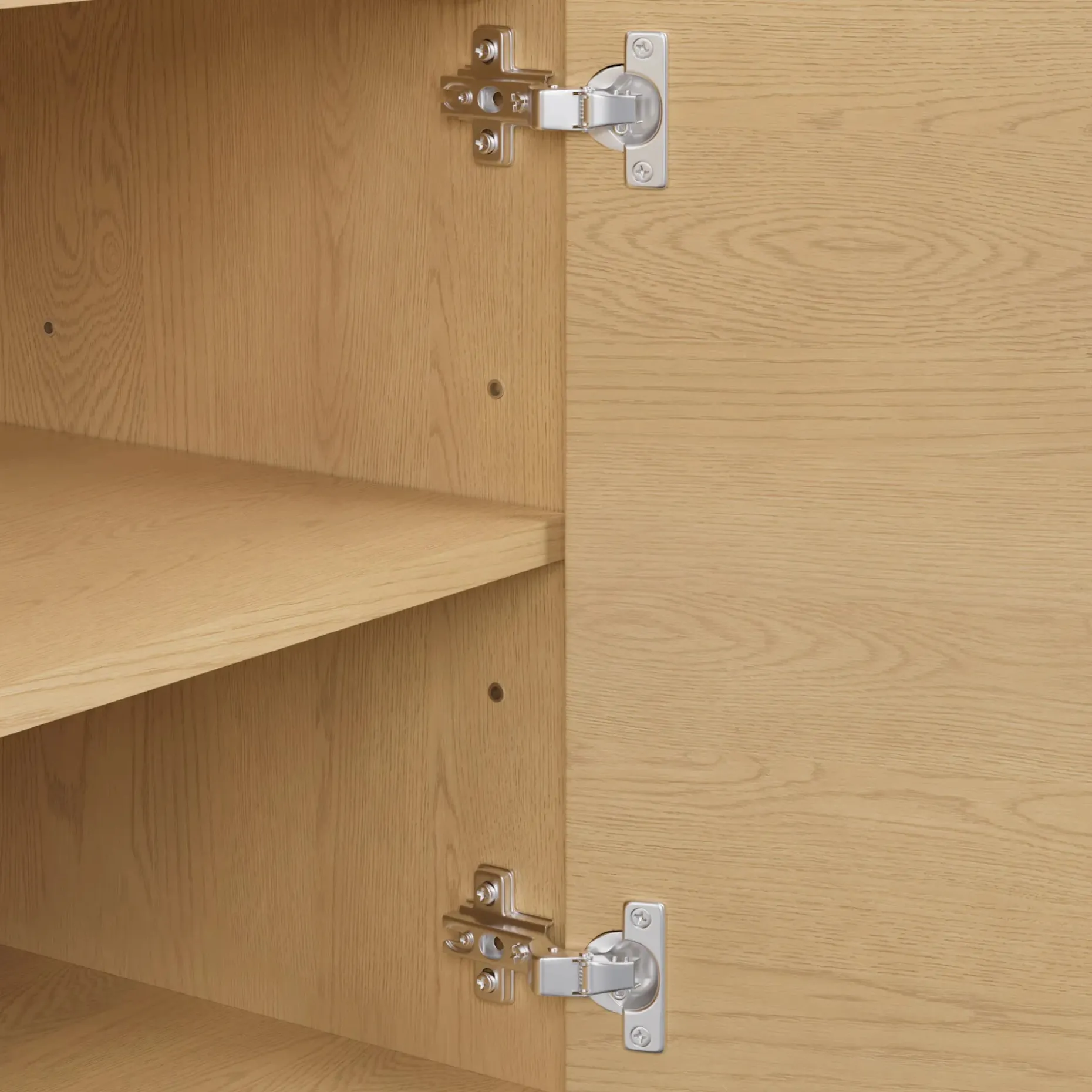 Heidi 64.5" Sideboard - White Oak