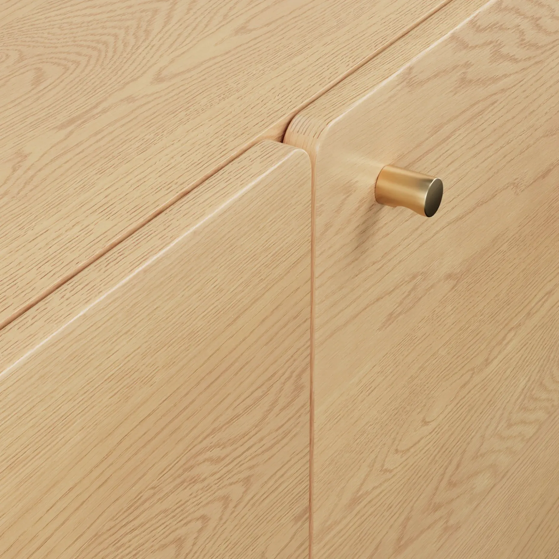 Heidi 64.5" Sideboard - White Oak