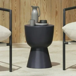 Hendry Outdoor Side Table - Rosin Black