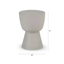 Hendry Outdoor Side Table - Steam Gray