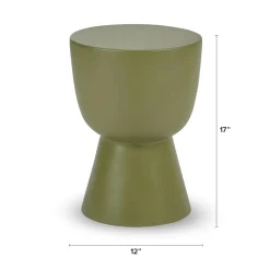 Hendry Outdoor Side Table - Willow Green