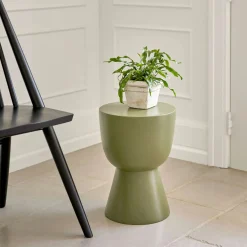 Hendry Outdoor Side Table - Willow Green