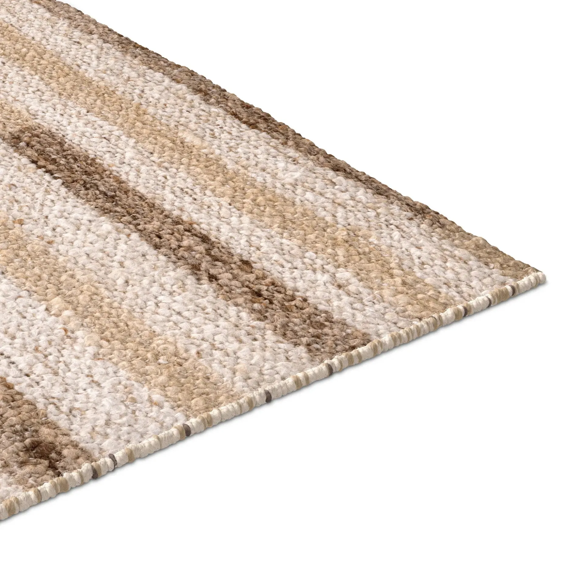 Henrik 2.5 x 8 Kitchen Runner - Beige Stripes