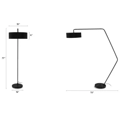 Heron Floor Lamp - Black