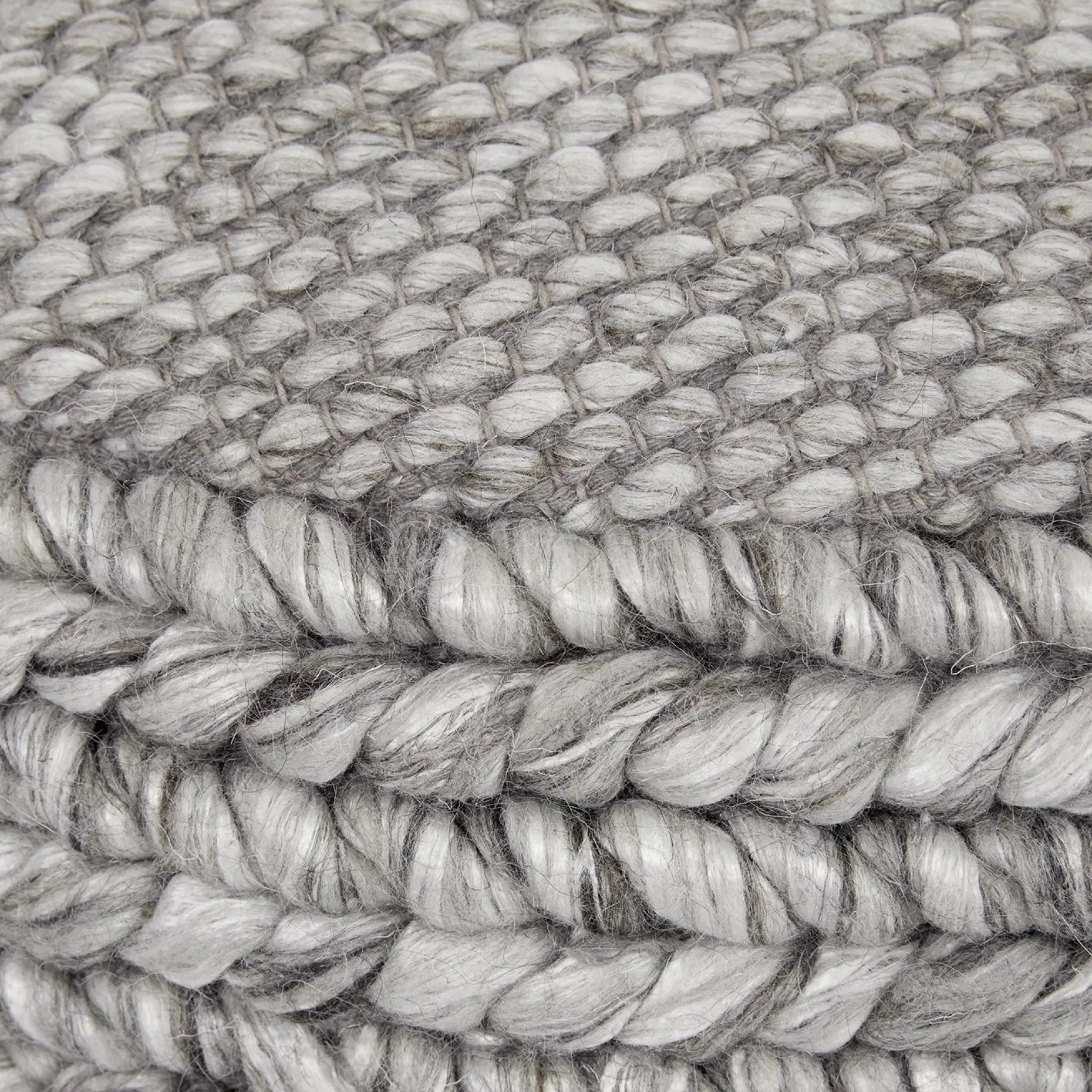 Hira 30" Pouf - Metal Gray