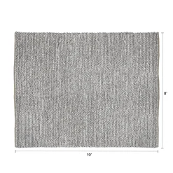 Hira 8 x 10 Rug - Metal Gray