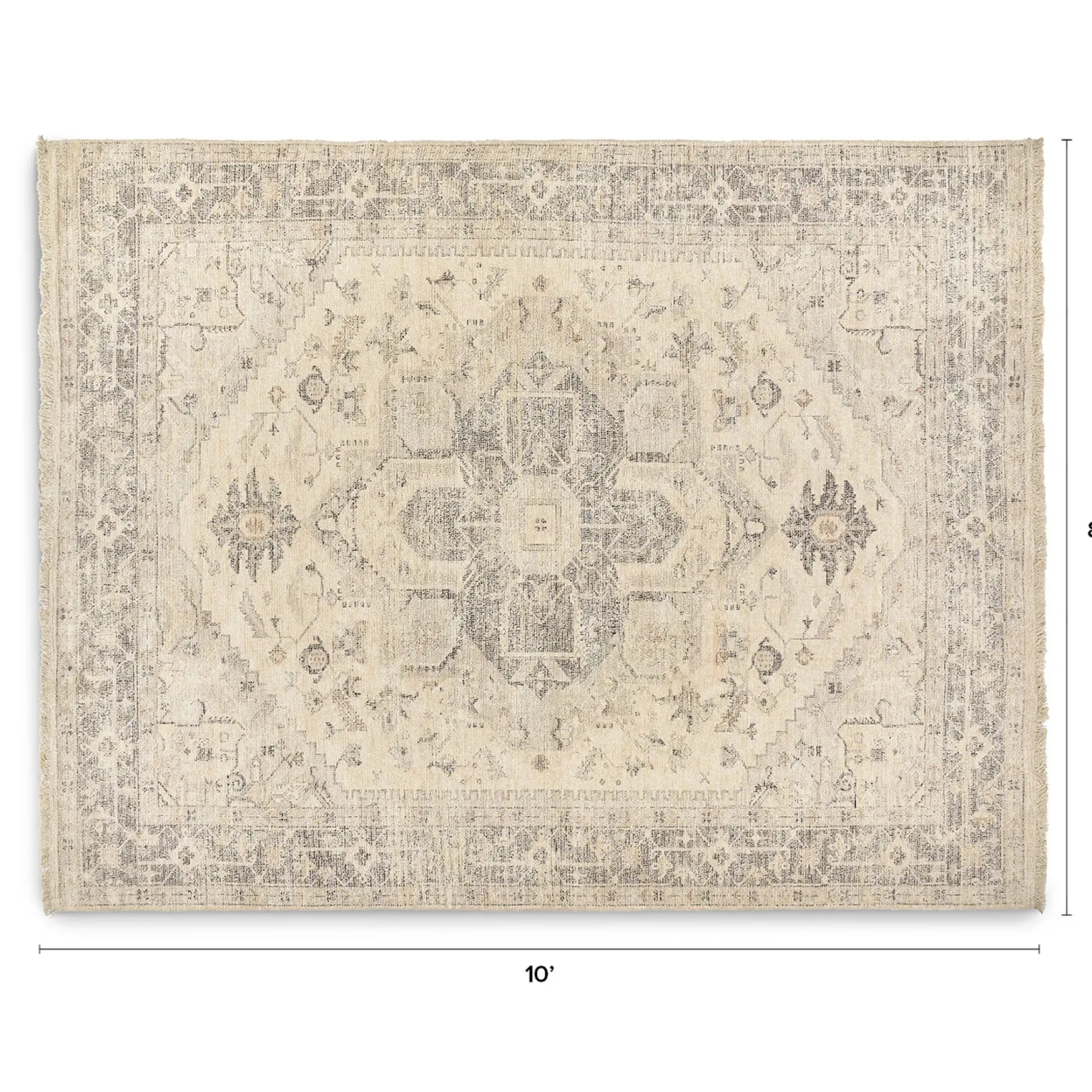 Hobart 8 x 10 Rug - Cream Multi