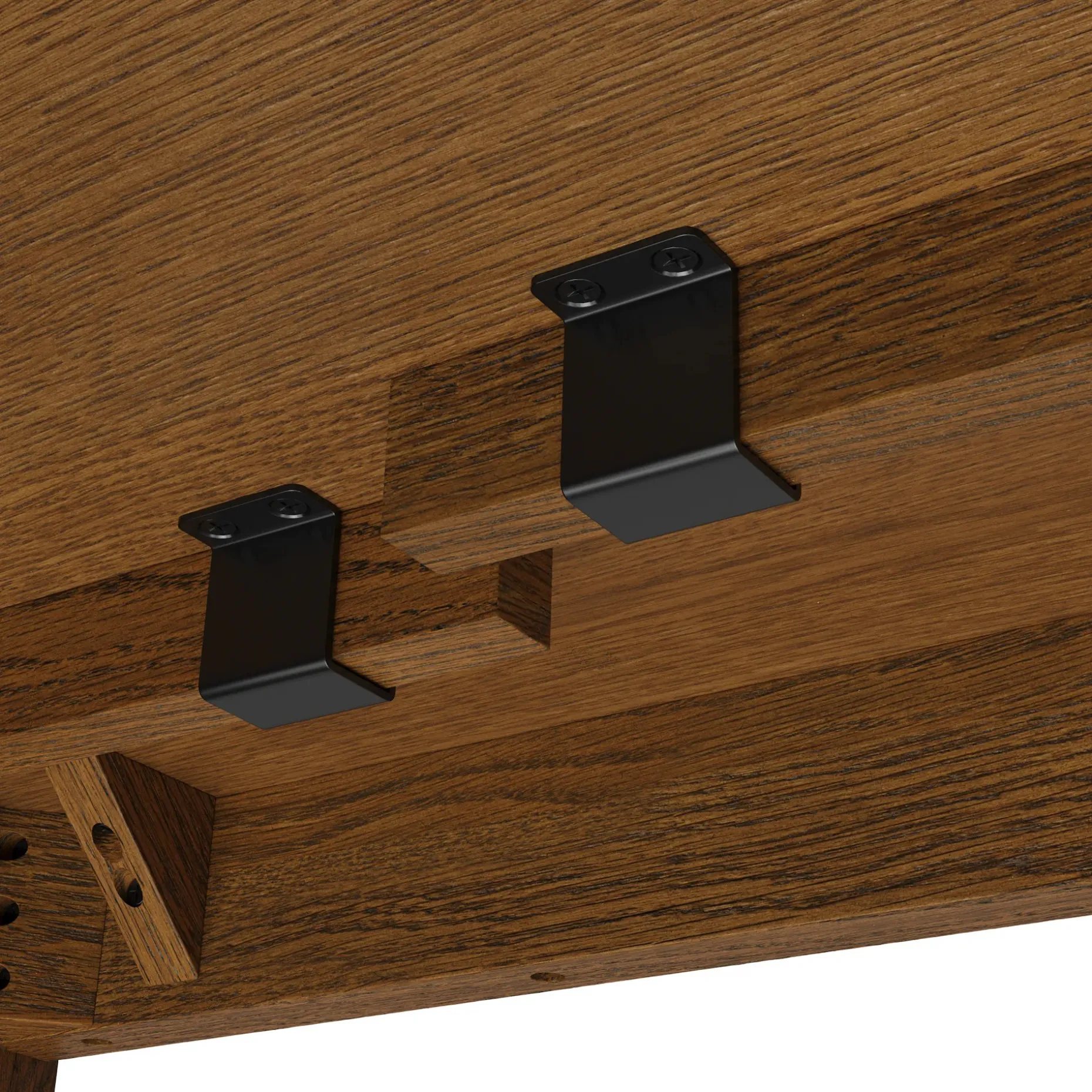 Holme 27" - 48" Drop Leaf Dining Table - Smoked Oak