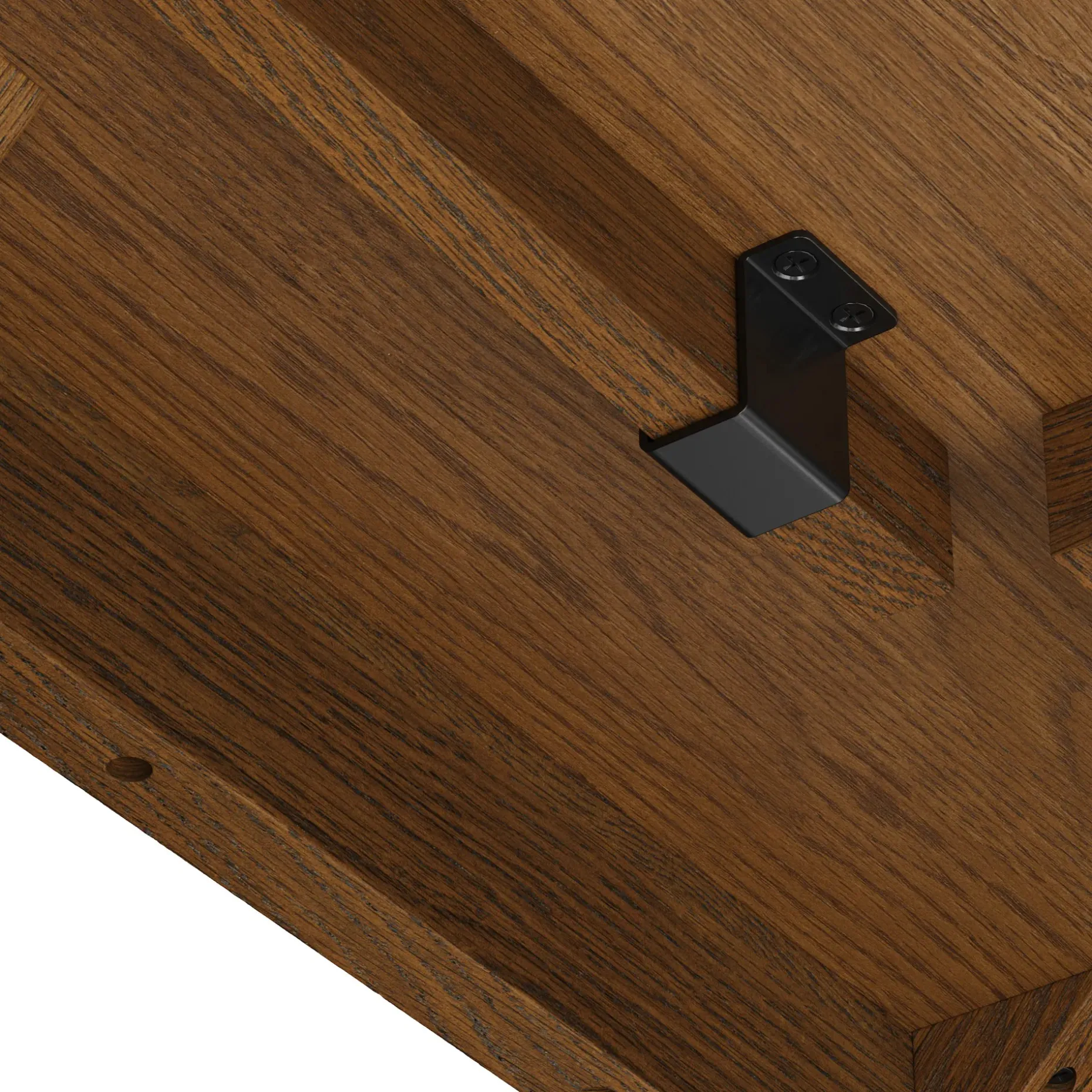 Holme 27" - 48" Drop Leaf Dining Table - Smoked Oak
