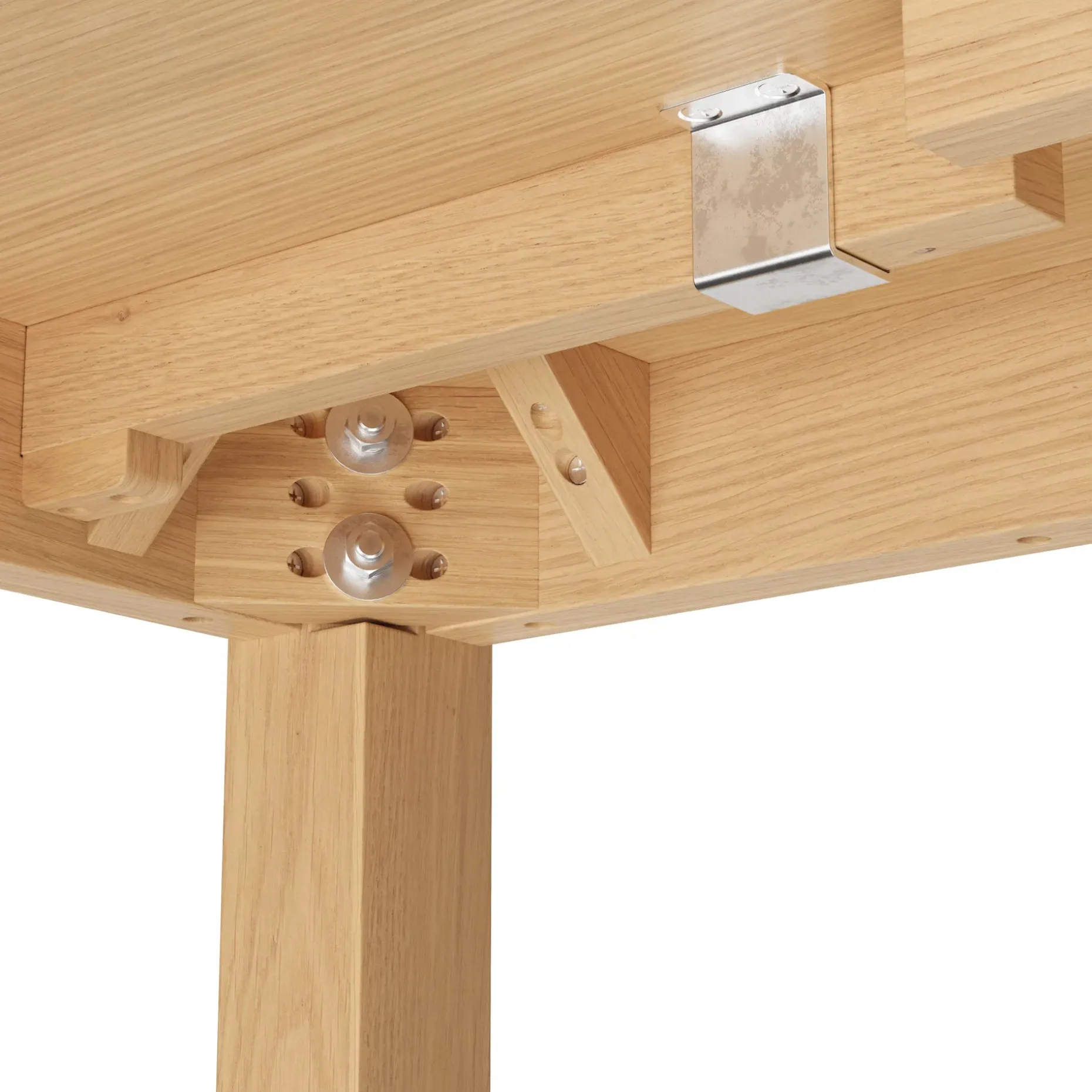 Holme 27" - 48" Drop Leaf Dining Table - White Oak