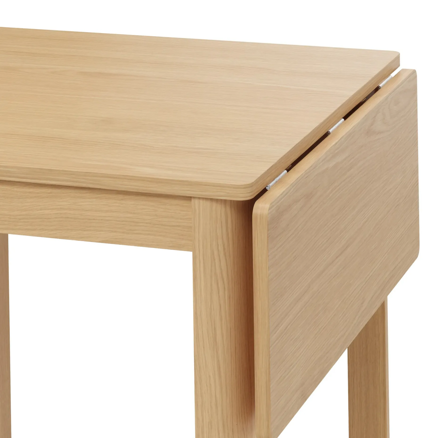 Holme 27" - 48" Drop Leaf Dining Table - White Oak
