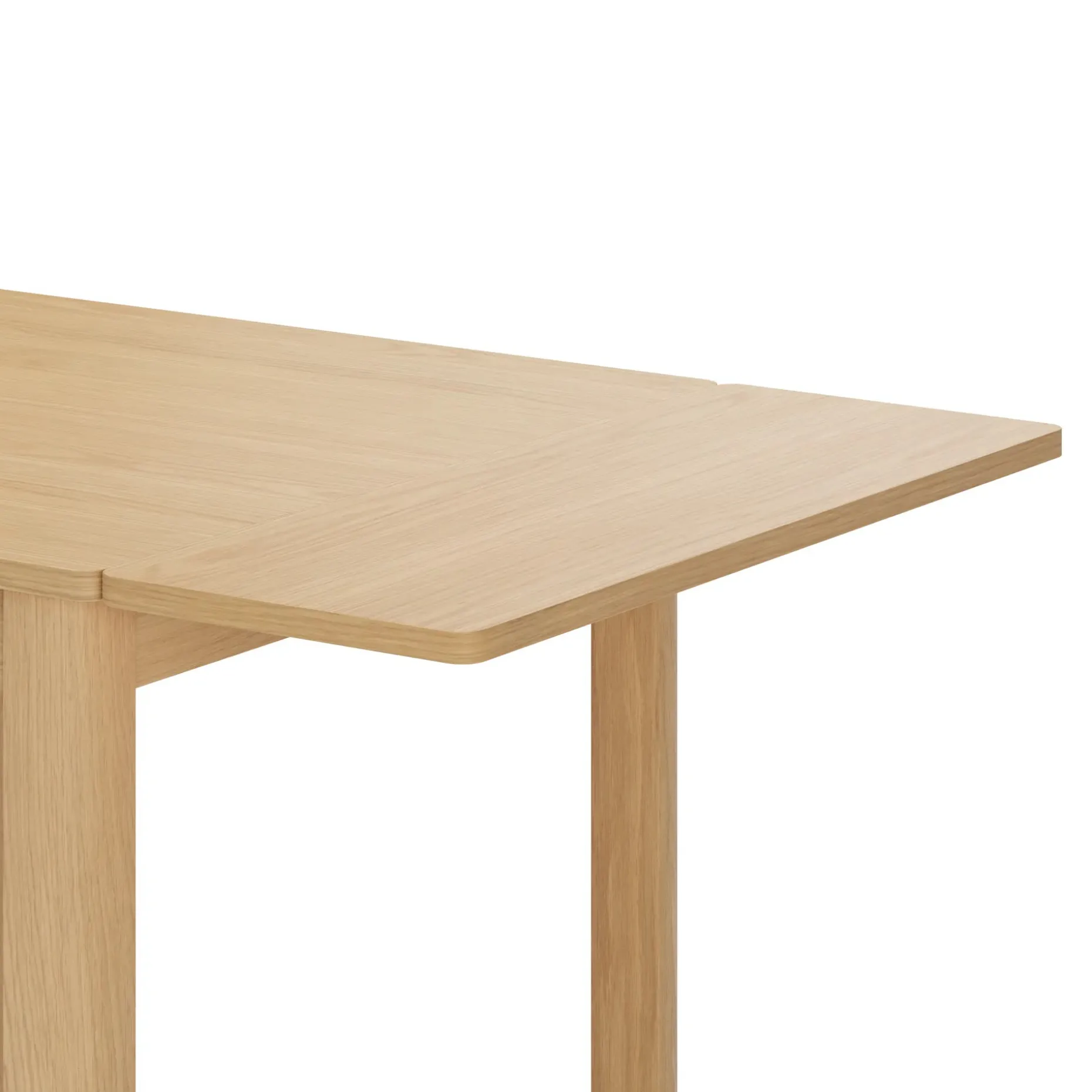 Holme 27" - 48" Drop Leaf Dining Table - White Oak
