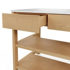 Holme 44" Kitchen Island - White Oak