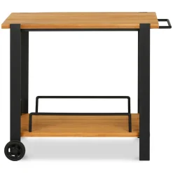 Hulst Outdoor Bar Cart - Teak